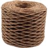Générique 200 metri di nastro per borse in carta rattan all'uncinetto, 10 rotoli di nastri in carta rattan, filo di rafia naturale, corda in carta rattan naturale, utilizzato per confezioni regalo e tessitura