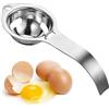WDEC Separatore per Tuorlo D'uovo, in Acciaio Inox, Filtro Bianco Tuorlo D'uovo, Filtro per Uovo, Filtro per Uova e Utensili da Cucina, Separatore per Uova, Filtro per Cucchiaio da Cucina