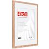 HIMEETIME® 1x Cornice Foto in Legno Quercia 40x50 cm，Passepartout 21x30cm,Cornice 40x50 con Vetro artificiale infrangibile- Cornice per Grande Quadro,Poster-Solo esposizione da parete
