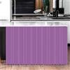 Highdi Tende per Armadietti Cucina Corta Autoadesiva, Tenda per Scaffale Cucina Antipolvere e Privacy per Tendina Sottolavello, Mobile Lavatrice, Armadio (Viola,80 * 140cm)