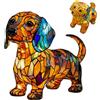 TZQFROCE Bassotto luce notturna serie di cani, lampada da tavolo vintage per animali domestici, lampada da tavolo 3D, decorazione per la camera da letto, per gatti e amanti dei cani