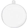 ToolsEvery Palline ornamentali in plastica trasparente per progetti fai da te, ideali per vacanze ed eventi (14 cm)