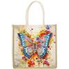 SHEGZHUC 26 x 26 cm, borsa per la spesa con diamanti e farfalle, borsa a tracolla per pittura con diamanti