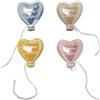 Generic serie VOLO 12 calamite magneti a forma di cuore in porcellana VARI COLORI chi sogna impara a volare ideale per bomboniera bomboniere fai da te (Multicolore)