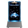 Kaltner Präsente Luce d'atmosfera - Un regalo molto speciale: candela a LED/blocco di vetro di cristallo/incisione laser 3D, segno zodiacale Toro/illuminazione in colori arcobaleno