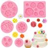 DGN 3D Stampi Fiori in Silicone per Dolci, Stampo Silicone Fiori Decorativo