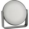 Zone Denmark Ume - Specchio da tavolo con ingrandimento 5x, diametro 19 cm, altezza 19,5 cm, colore: Grigio