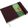 tumuarta Blocco da disegno ad acquerello, 300 g, 25% cotone, 14x21 cm, 24 fogli, 48 pagine, grana fine, senza acidi, libro ad acquerello, carta per acquerello, blocco ideale per acquerelli, acrilico, gouache