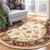 Highdi retrò Fiori Tappeto Rotondo Salotto Cameretta Moderno Tappeti Soggiorno Pelo Corto Tappeto Morbido Antiscivolo Tappeti Classico per Bambini Cucina Balcone Tappet Home Decor (Bordeaux,100cm)