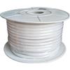 A2ZWORLD Striscia Led 220V AC IP65 Da 50 Metri, Bianco Caldo 3000K, 10W/M 260LED/M 888LM/M, Tagliabile Ogni 5cm, CRI≥85 10X7mm, Angolo 180°, IP65, Tanti Accessori Inclusi
