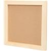 TOVINANNA Cornice in Legno per Lavori Artigianali Fai da Te Argilla Cornice Decorativa Quadrata 20X20 CM per Materiale Legno Naturale Sicuro e Facile da Dipingere