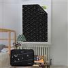 OBdeco Tenda oscurante portatile, da viaggio, 100% oscurante, con ventose, facile da installare, adatta a qualsiasi dimensione e forma (stelle lunari, 130 x 200 cm)