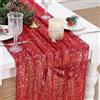 BrillShine Runner da tavola 63 x 300 cm, runner da tavolo con paillettes da sirena, adatto per decorazioni per feste, compleanni, matrimoni, Natale, prima comunione