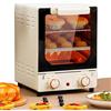 WUDLi Forno Verticale A Tre Strati, Forno Domestico Da 15 Litri, Controllo Della Temperatura 70~250℃, Timer 0~60 Minuti, Controllo Doppia Manopola, Adatto Per Cuocere Pane, Crostate Di Uova, Patate Dolci