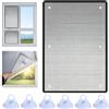 PLWUPE Pellicola for Finestre con Isolamento Termico e Ventosa, 9mm Pannello Termoriflettente in Alluminio, Pellicola Oscurante Termica Anti UV e Freddo per Lucernari Terrazze(50x110cm)