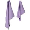 Casatessile Coppia asciugamani in microfibra 1 cm 40x60 + 1 cm 50x100 - GLICINE