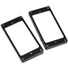 szzijia Generic piatto humbucker pickup anello per LP SG chitarra elettrica nero