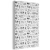 MuchoWow© Pannelli Fonoassorbenti 40x60 cm Decorativi Pannello Fonoassorbente Quadri Insonorizzanti Per Pareti Isolamento Acustico Decorativo Isolante Modello - Nero - Bianco - Cuffie - Gioco