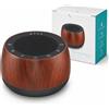 LUCYLANKER Campana Tibetana Elettronica, Macchina Suoni Meditazione con Timer per Accessori Meditazione Yoga, Dispositivo di Terapia del Suono con 9 Modalità Sonore per Casa e Studio (Venatura Legno)