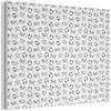 MuchoWow© Pannello Decorativo Parete Pannelli Fonoassorbenti Per Pareti 80x60 cm Acustici Decorazioni Casa Design Isolante Acustico Fonoisolanti Fonoassorbente Cuffie - Gioco - Nero - Bianco