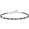 Morellato Bracciale Uomo in Acciaio, Pietre Naturali, Collezione TERRA - S1761