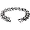 Hanary Ouroboros Jormungandr - Braccialetto in argento con drago vichingo, in acciaio inox, regalo da uomo