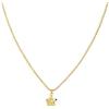 MARLU' Marlù Collana Donna con Stella Centrale e Zircone, Oro, Modello 18CN124G