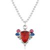 THLNDORXB JOJOS BIZARRE ADVENTURE Collana Pietra Rossa del Cosplay Pendente Collana Collana Collar Collina Colline Colline Ciondoli Ciondoli Gioielli Donne Uomini