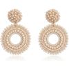 Joya Love Grandi orecchini boho da appendere per donne tessuti a mano Vantage orecchini leggeri con perline regali alla moda gioielli