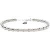 Youjoy Bracciale Argento 925 con Perle in Vetro Giapponese Colorato, Bracciale Donna Uomo Elegante Gioiello Unisex