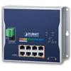 PLANET WGS-5225-8P2S switch di rete Gestito L2+/L4 Gigabit Ethernet [10/100/1000] Supporto Power over [PoE] Nero (IP30, IPv6/IPv4, L2+ 8-Port - 10/100/1000T 802.3at PoE + 2-Port 100/1000X SFP Wall-mount Managed Switch [-40~75 degrees C, dual po [WGS-5225-