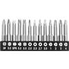 Vauki Set di 13 cacciaviti a forma di U, a forma di Y, triangolari, incrociati internamente, a tre punti, lunghezza 50 mm