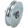 nextradeitalia 1PEZZO RUOTA CANCELLI GOLA TONDA CON 2 CUSCINETTI A SFERA ART.405 - ? mm.100x28 - portata Kg.410