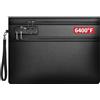 GREATRICH Porta Libretto Moto con Serratura a Combinazione, 36x26cm Faraday Bag, Porta Banconote, Portadocumenti Auto, Borsa Antifuoco e Impermeabile, 12 Strati Resistente fino a 3500°C, per Documenti, Contanti