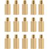 YOKIVE 15pz M3 Distanziale Viti Ottone Esagonale PCB Oro Tono 9mm+3mm