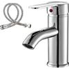 FCQLFYF Rubinetto Bagno Lavabo, Miscelatore Monocomando Per Lavabo, Rubinetto Da Toeletta