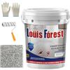Vgpbphj Louis Forest, Vernice epossidica per pavimenti, vernice epossidica colorata per pavimenti, rivestimento lucido effetto marmo, rivestimento impermeabile e antiscivolo per pavimenti del garage