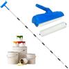 Generico Rullo Per Pittura Soffitto 10 Pollici Con 1. - Protezione Antigoccia ABS Regolabile | Strumento Anti-Schizzo Pareti Copertura Efficiente Pennello Professionale Fai-da-te