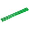 QUARKZMAN 10 Pcs Bacchette Di Saldatura In Plastica Verde 9.5mm x 330mm HDPE Nastro Piatto Di Plastica Per Saldatura Per Riparazione Serbatoi D'acqua Pallet Carrelli Bidoni(0.4 x 13)