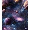 myforHD Carta da Parati Autoadesiva Adesiva per Mobili Blu Cielo Stellato Rotolo Pellicola Adesiva Carta 44CMx10M Adesive per Armadio Porta Soffitti