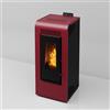 Generico Stufa a Pellet Ventilata Canalizzata Giulia 10 Bordeaux 10,26 KW 4 Stelle 100 m2 riscaldabili (Stufa Canalizzata)