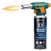 Eurocatch Cannello a Gas 1300°C con Accensione Elettrica - Regolabile - Cartuccia Butano 227g Inclusa - Cannello Cucina e Saldatura