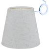 Sinta 5.5 inch E14/E27 Paralumi per Lampade Tessuto Piccolo Paralumi Lampadari Lampadario e Lampada a Muro,Linen
