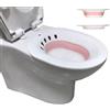 Bwelcam Vasca da bagno Sitz per WC, lavabo da bagno Sitz pieghevole,Bidet Portatile, adatto per WC universal