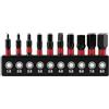 JOVYTH Set 10 Punte Esagonali H1.5-H8.0, Set Cacciavite Esagonale Magnetico Lunghezza 25mm, Punte S2 (Metrico)