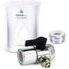 smardy Valvola Deviatore per Rubinetto 1/4 con Adattatore M22xM24