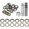 QUARKZMAN 20pz Kit di Strumento Occhielli 17mm Set Occhielli in Rame Bronzo