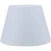 Sinta Paralume Tessuto Coolie Moderno Rilancio Lampada da tavolo E14/E27 Lampada da comodino Lampada da parete Paralume, Ø12/30cm,Bianco