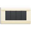 AVE 45P04BL-PLACCA RAL45 LUCIDA 4M.BIANCO BLANC