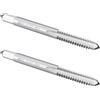 Burkit 2pcs M6 X 1.5 Filettatura Maschio Destro, HSS M6 X 1.5 Dritto scanalato Macchina Maschio